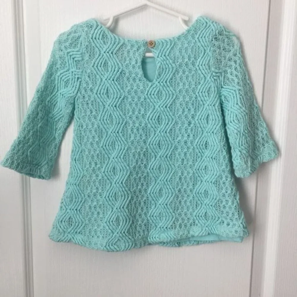 Genuine Kids 12m OshKosh Blue layered Lace Dress